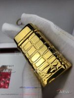 ARW 1:1 Replica New Style Cartier Limited Editions Stainless Steel Jet lighter Yellow Gold Lighter